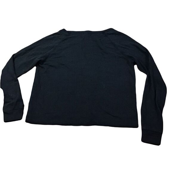 Marine Layer Charcoal Gray Double Layer Boxy Sweatshirt - Picture 5 of 9